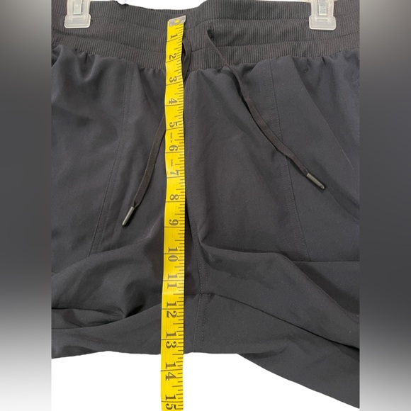 SPYDER WOMEN’s Active Capri Lightweight Pants Drawstring Pockets Size L Black - Picture 11 of 14